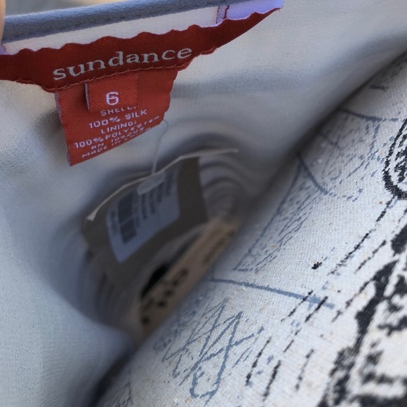 Sundance Twilight Mist Silk Dress Sz S - Picture 4 of 8